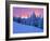 Winter Sunset, Mt Spokane State Park, Washington, USA-Charles Gurche-Framed Photographic Print