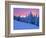 Winter Sunset, Mt Spokane State Park, Washington, USA-Charles Gurche-Framed Photographic Print