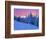 Winter Sunset, Mt Spokane State Park, Washington, USA-Charles Gurche-Framed Photographic Print