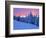 Winter Sunset, Mt Spokane State Park, Washington, USA-Charles Gurche-Framed Photographic Print