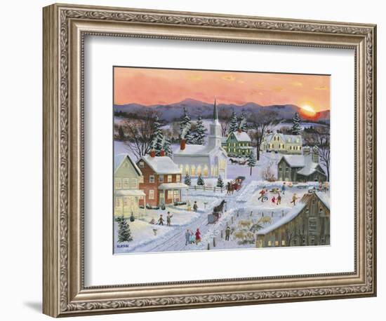 Winter Sunset-Bob Fair-Framed Giclee Print