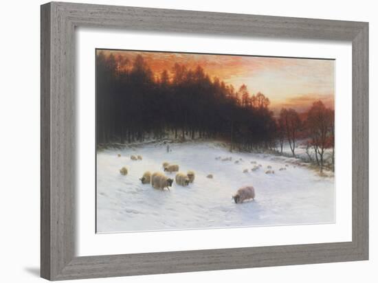 Winter Sunset-Joseph Farquharson-Framed Giclee Print