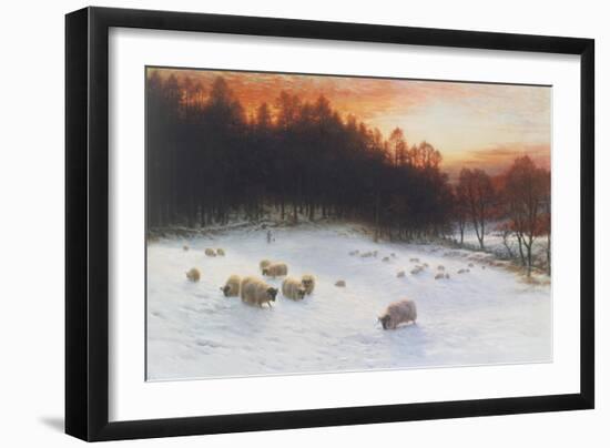 Winter Sunset-Joseph Farquharson-Framed Giclee Print