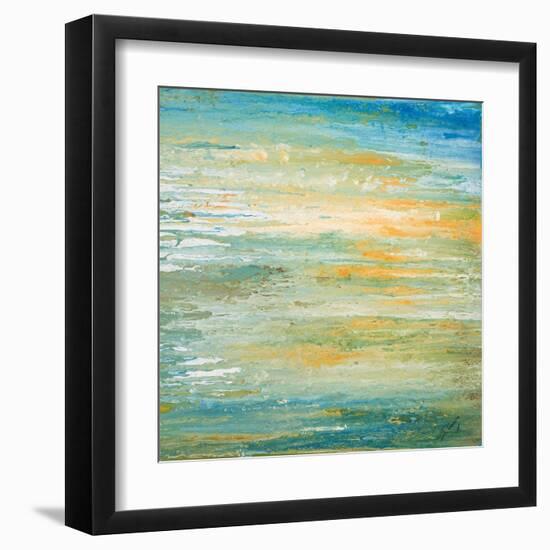 Winter Sunset-Roberto Gonzalez-Framed Art Print