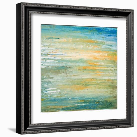 Winter Sunset-Roberto Gonzalez-Framed Art Print