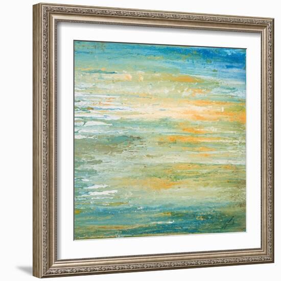 Winter Sunset-Roberto Gonzalez-Framed Art Print