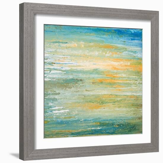 Winter Sunset-Roberto Gonzalez-Framed Art Print