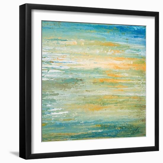 Winter Sunset-Roberto Gonzalez-Framed Art Print