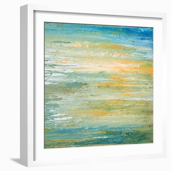 Winter Sunset-Roberto Gonzalez-Framed Art Print