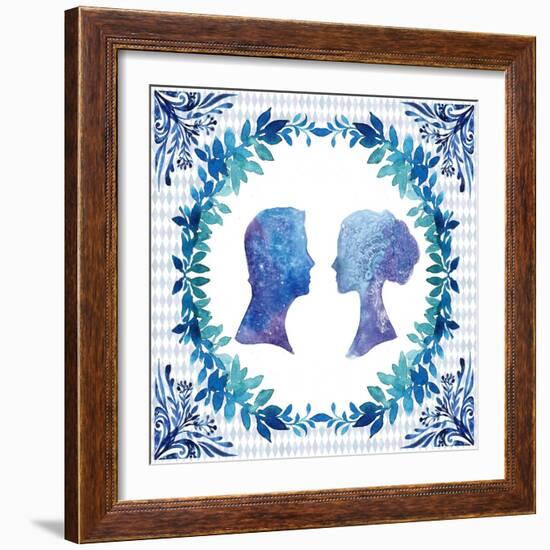 Winter Tales Couple-Irina Trzaskos Studio-Framed Giclee Print