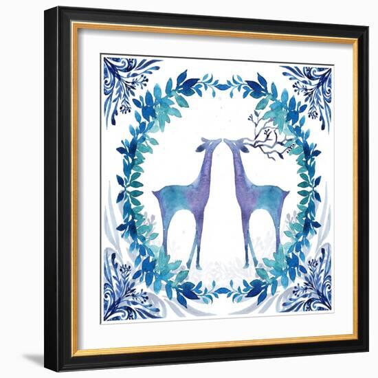 Winter Tales Deer-Irina Trzaskos Studio-Framed Giclee Print