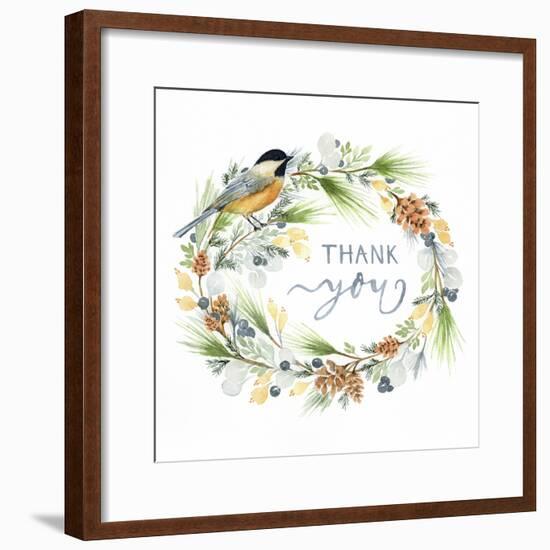 Winter Thank You-Yachal Design-Framed Giclee Print