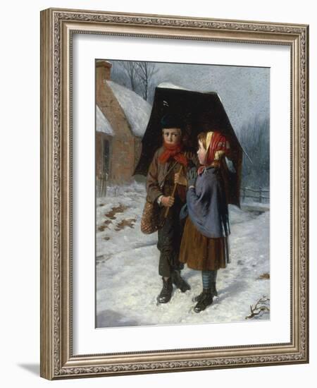 Winter: 'The Verdure of the Plain Lies Buried Deep'-William Hemsley-Framed Giclee Print