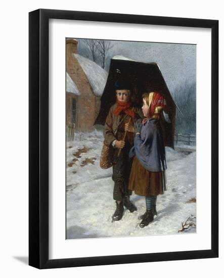 Winter: 'The Verdure of the Plain Lies Buried Deep'-William Hemsley-Framed Giclee Print