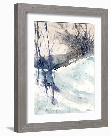 Winter Trail-null-Framed Giclee Print