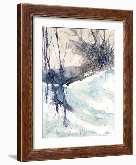 Winter Trail-null-Framed Giclee Print