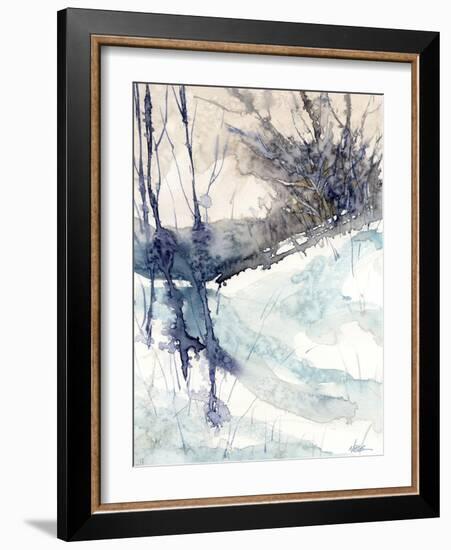 Winter Trail-null-Framed Giclee Print