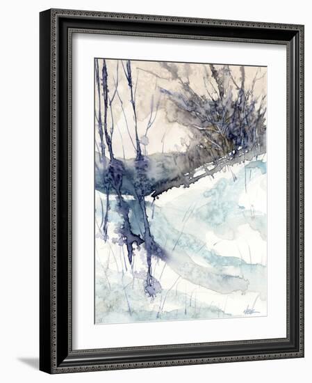 Winter Trail-null-Framed Giclee Print