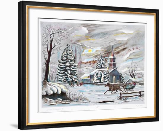 Winter Tranquility-Bogdan Grom-Framed Limited Edition