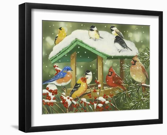 Winter Treats-William Vanderdasson-Framed Giclee Print