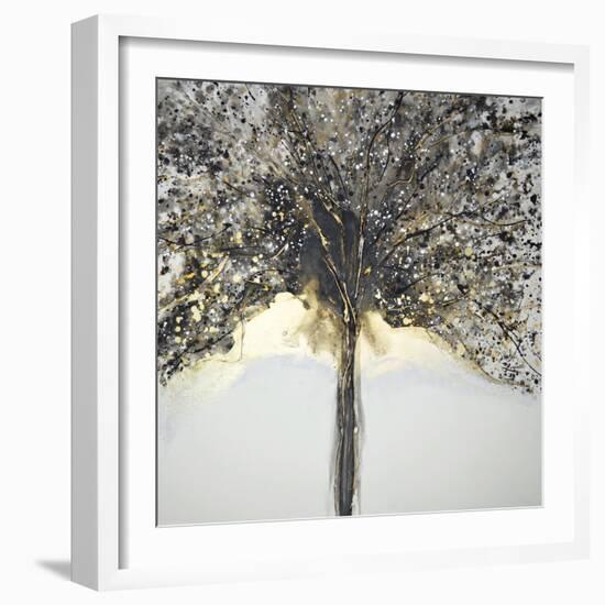 Winter Tree Lights-Caroline Ashwood-Framed Giclee Print