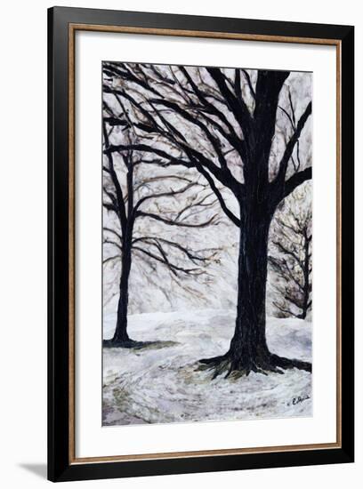 Winter Trees, Greenwich Park, 2004-Ellen Golla-Framed Giclee Print