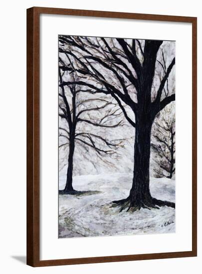 Winter Trees, Greenwich Park, 2004-Ellen Golla-Framed Giclee Print