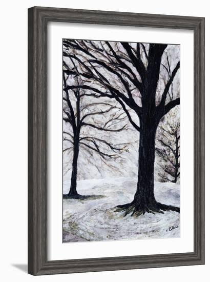 Winter Trees, Greenwich Park, 2004-Ellen Golla-Framed Giclee Print