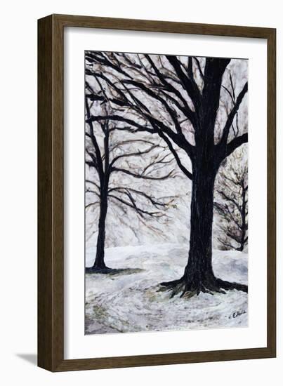 Winter Trees, Greenwich Park, 2004-Ellen Golla-Framed Giclee Print