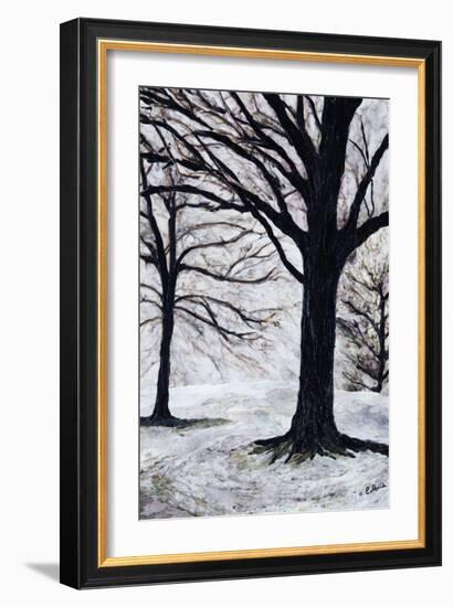 Winter Trees, Greenwich Park, 2004-Ellen Golla-Framed Giclee Print