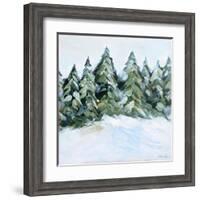 Winter Trees with Snow-Melissa Lyons-Framed Art Print