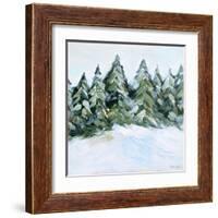 Winter Trees with Snow-Melissa Lyons-Framed Art Print