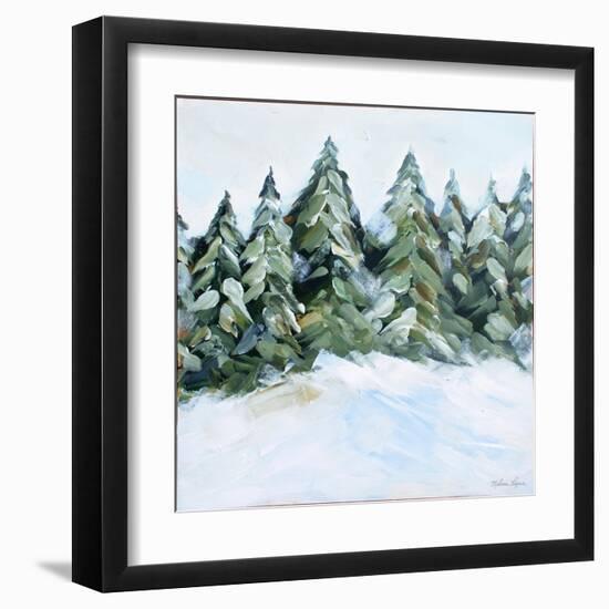 Winter Trees with Snow-Melissa Lyons-Framed Art Print
