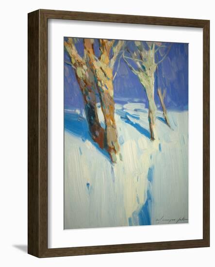 Winter Trees-Vahe Yeremyan-Framed Art Print