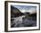 Winter View Along Partly-Frozen River Etive Towards Distant Mountains, Rannoch Moor, Scotland-Lee Frost-Framed Photographic Print