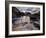 Winter View Along Partly-Frozen River Etive Towards Distant Mountains, Rannoch Moor, Scotland-Lee Frost-Framed Photographic Print