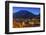 Winter View at Dusk over Andorra La Vella, Andorra-Stefano Politi Markovina-Framed Photographic Print