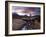 Winter View of Rannoch Moor at Sunset, Near Fort William, Scotland-Lee Frost-Framed Photographic Print