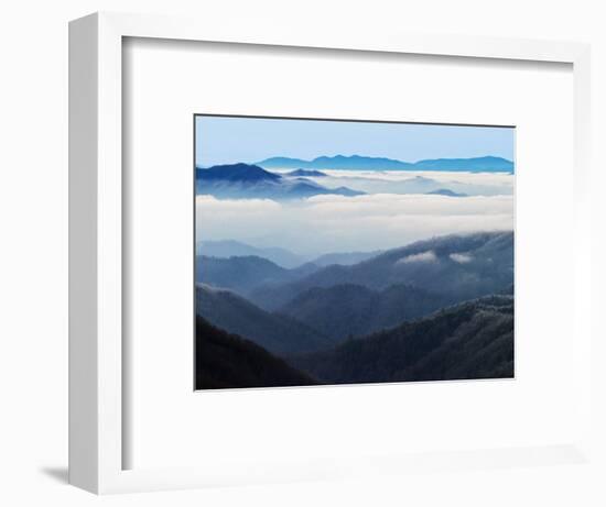 Winter View of Thomas Divide, Great Smoky Mountains National Park, North Carolina, USA-Adam Jones-Framed Photographic Print