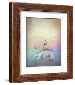Winter walk-Claire Westwood-Framed Art Print