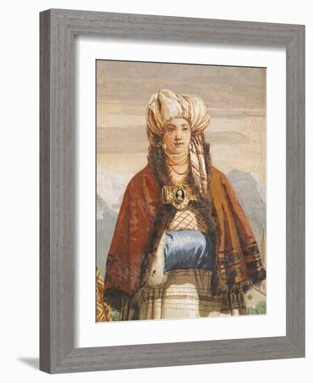 Winter Walk-Giambattista Tiepolo-Framed Giclee Print