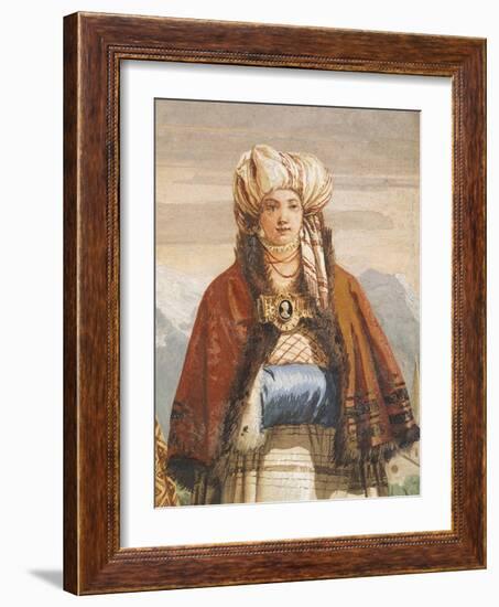 Winter Walk-Giambattista Tiepolo-Framed Giclee Print