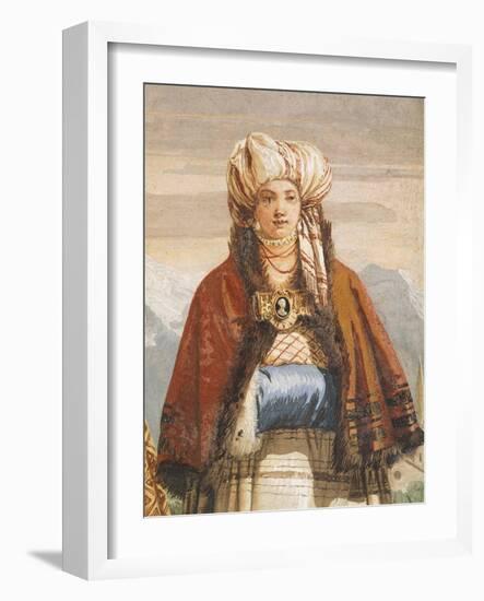 Winter Walk-Giambattista Tiepolo-Framed Giclee Print