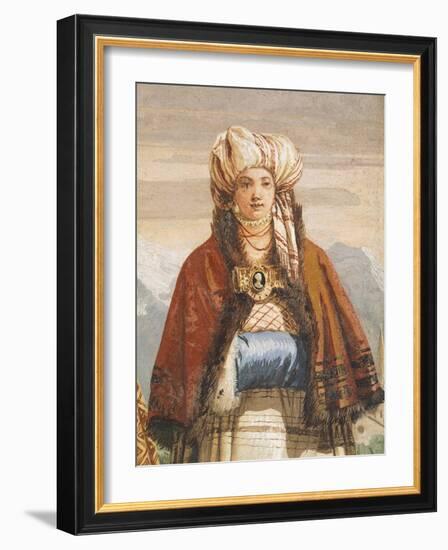 Winter Walk-Giambattista Tiepolo-Framed Giclee Print