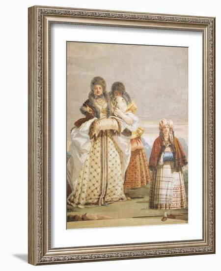 Winter Walk-Giambattista Tiepolo-Framed Giclee Print