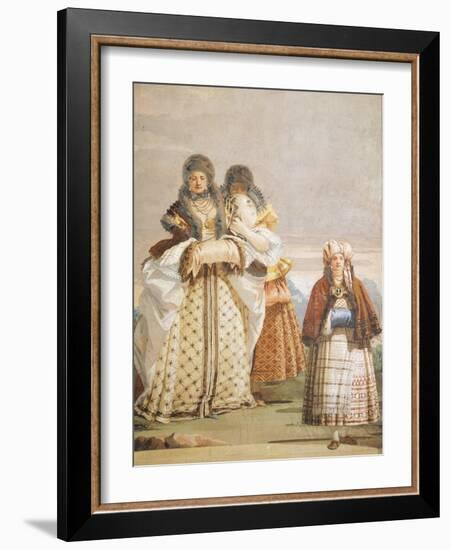 Winter Walk-Giambattista Tiepolo-Framed Giclee Print