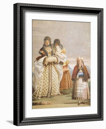 Winter Walk-Giambattista Tiepolo-Framed Giclee Print