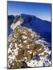 Winter Walking and Climbing on Hellvelyn, the Lake District, Cumbria-Paul Harris-Mounted Photographic Print