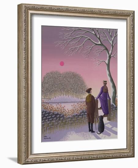 Winter Walking-Peter Szumowski-Framed Giclee Print