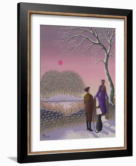 Winter Walking-Peter Szumowski-Framed Giclee Print